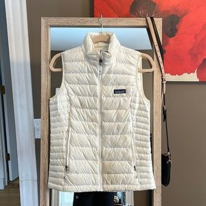 Patagonia White Womens Down Sweater Vest